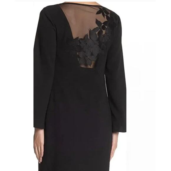 Trina Turk Bell Sleeve Dress Emerald Kelly Green Lace Occasion Cocktail Holiday - Picture 11 of 11